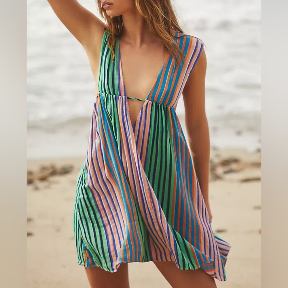 Anthropologie V-Neck Babydoll Dress